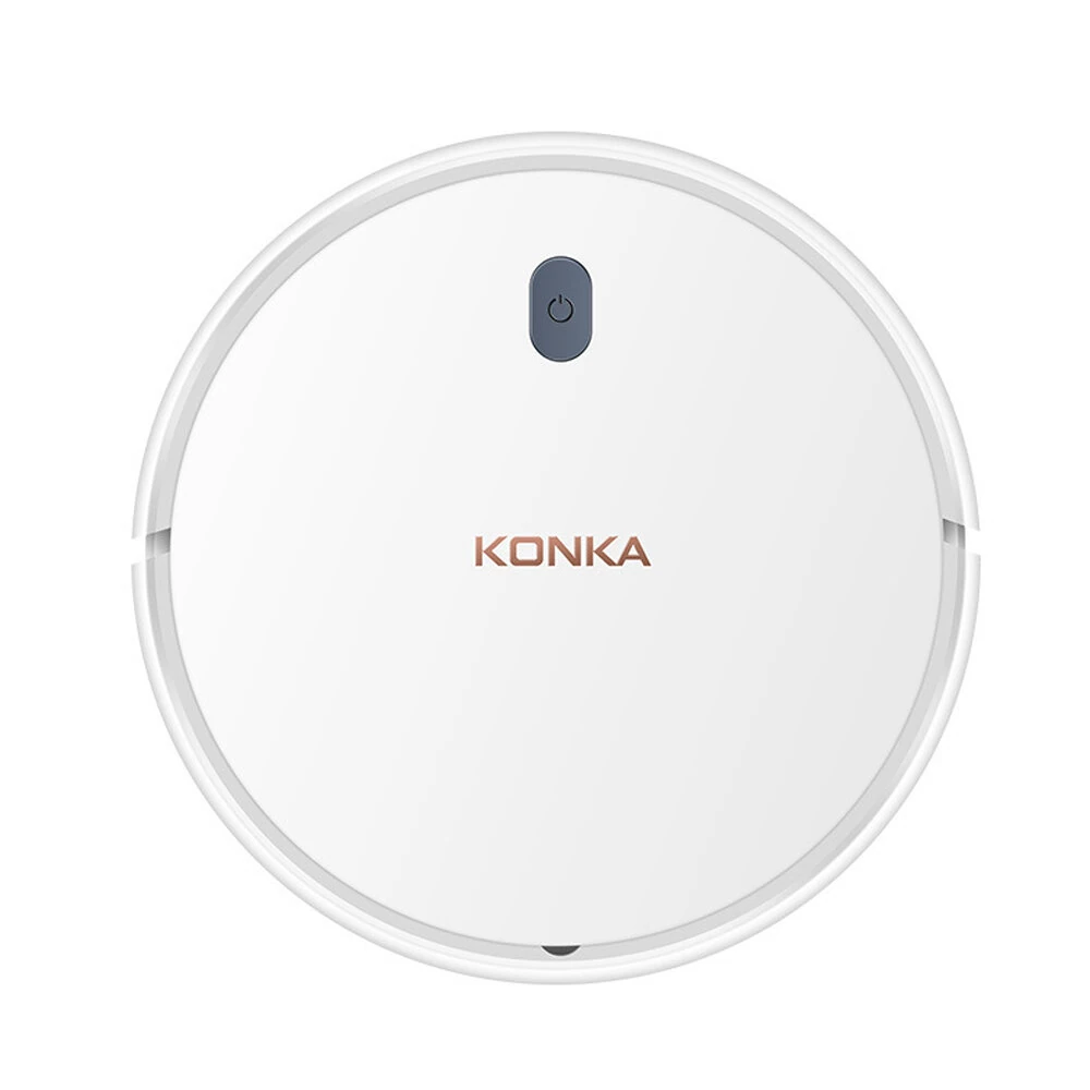 KONKA 3 In 1 1000pa Household Smart Sweeping And Mopping Vacuum Cleaner With 400ml Dustbin Capacity Automatic Charging for Home Office (image for) KONKA 3 In 1 1000pa Household Smart Sweeping And Mopping Vacuum Cleaner With 400ml Dustbin Capacity Automatic Charging for Home Office