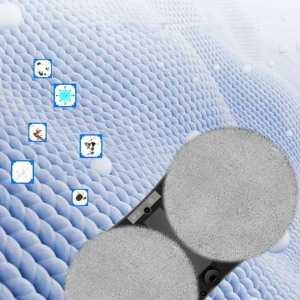 (image for) LIECTROUX HCR-10 Window Cleaning Robot Accessories a Set of 12PCS Special Cleaning Cloth